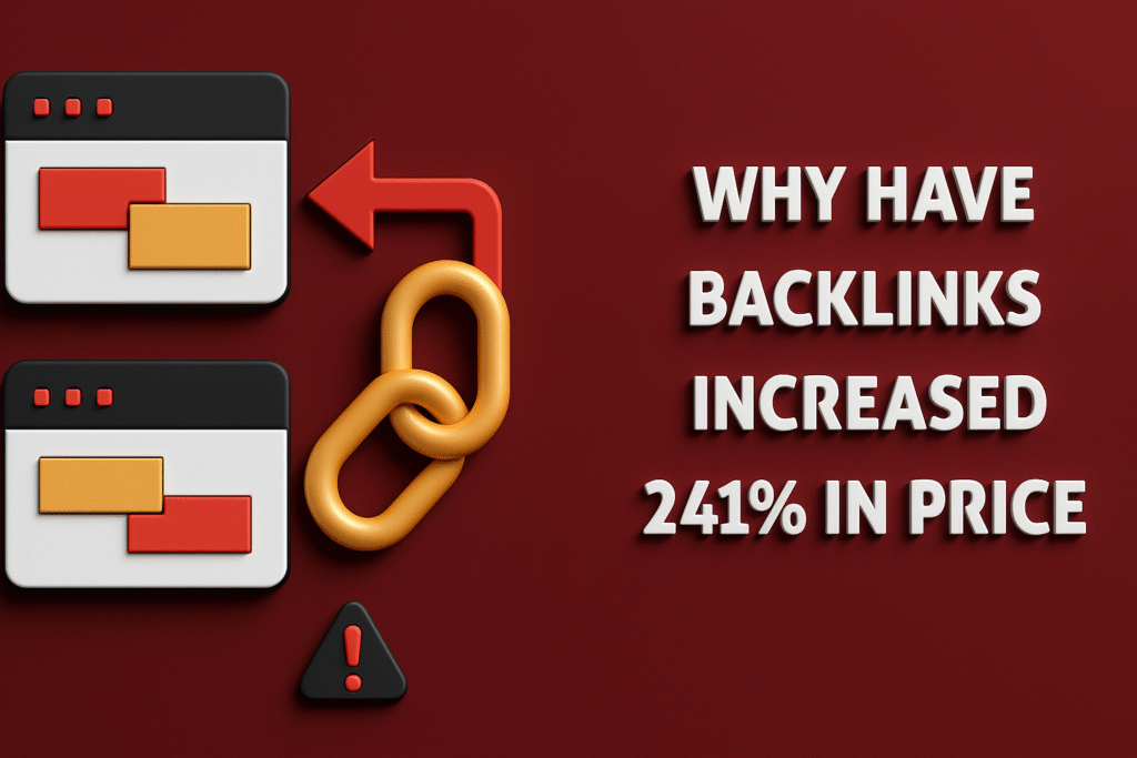 why have backlinks increased 241% in price